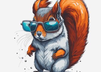 Squirell Wearing Sunglass