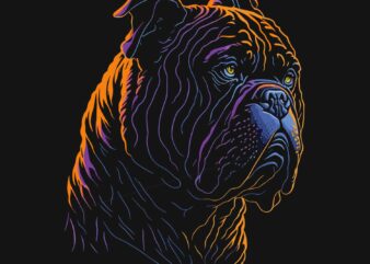 Bulldog t shirt template