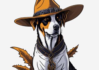 Cowboy Dog t shirt vector file