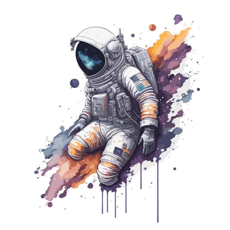 Astronout in Space