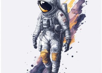 Astronout Space t shirt vector
