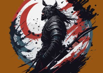 Last Samurai t shirt vector graphic