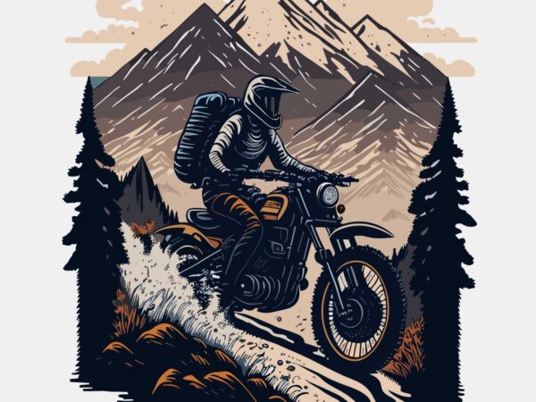Motorcycle riding t shirt designs for sale