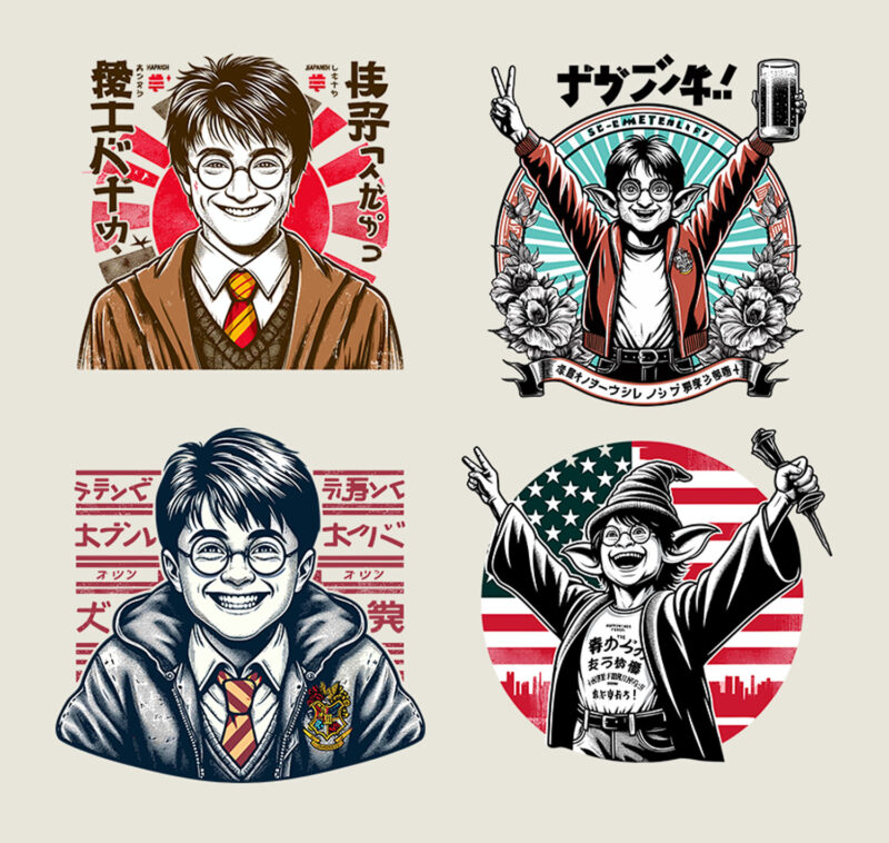 4 Designs Harry Vector