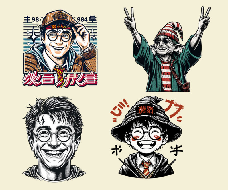 4 Designs Harry Vector