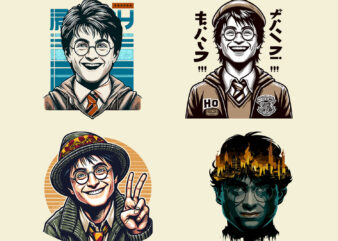 4 designs harry vector