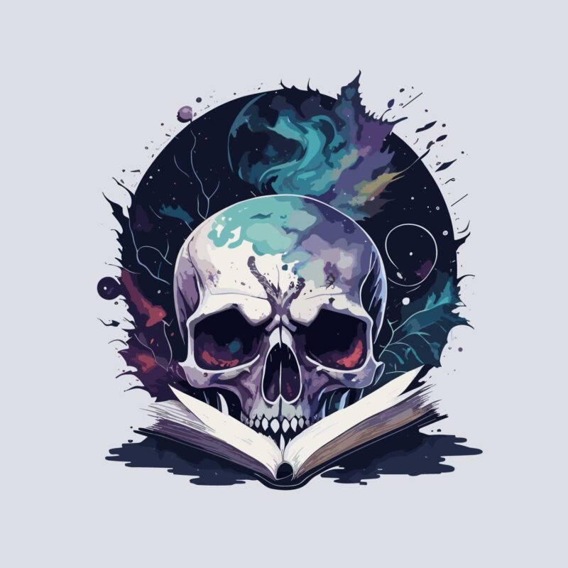 Skull Reading Book