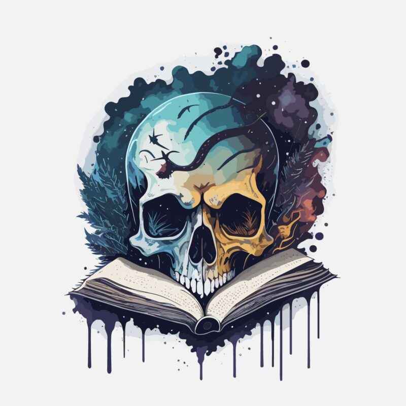 Skull Reading Book