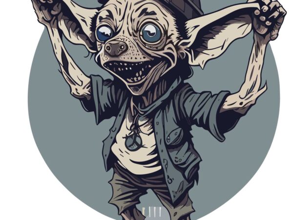 Dobby house t shirt vector illustration
