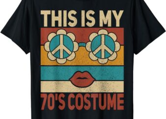 My 70s Costume 70 Styles Women 70’s Disco 1970s Party Outfit T-Shirt