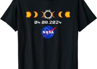 NASA 2024 Total Solar Eclipse 2024 Totality 04.08.24 T-Shirt