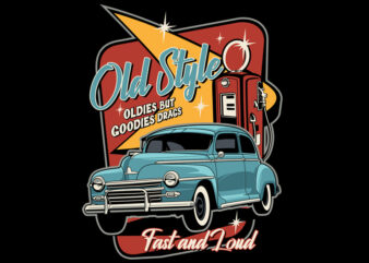 Old Style t shirt design online