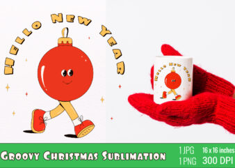 Y2k,retro christmas mascot sublimation