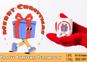 Y2k,retro christmas mascot sublimation