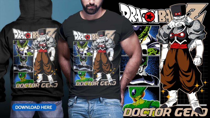 ANIME DRAGON BALL TSHIRT DESIGN BUNDLE [PART#09]