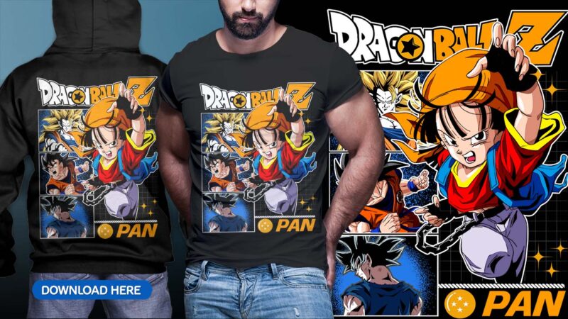 ANIME DRAGON BALL TSHIRT DESIGN BUNDLE [PART#09]