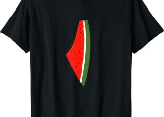 Palestine Flag Watermelon Peace T-Shirt