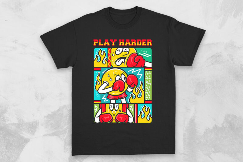 Playful Urban – Pop Culture Cartoon T-shirt Design