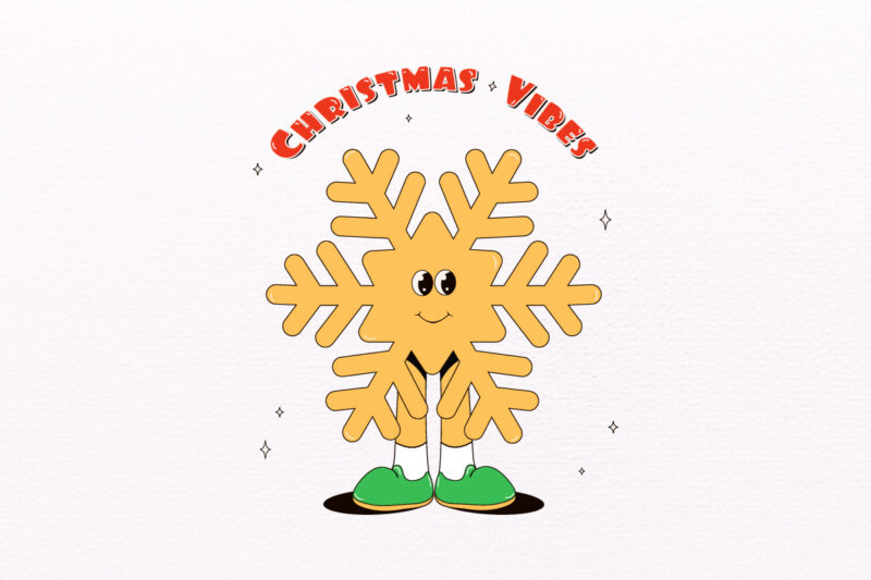 Y2k,Retro Christmas Mascot Sublimation