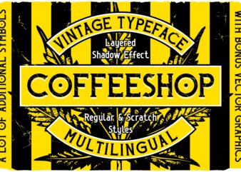 Coffeeshop Label Font