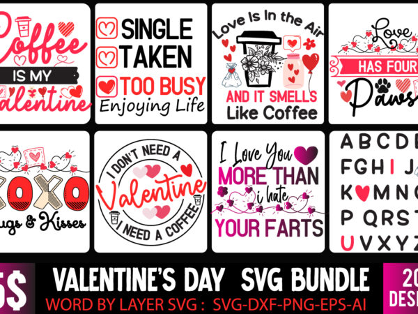 Valentine’s day t-shirt design bundle, happy valentine’s day t-shirt design, valentine svg bundle,valentine’s day sublimation png,valentine