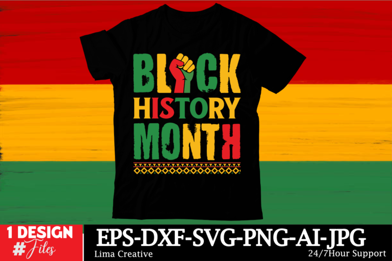 Black History Month T-shirt Design Bundle,Black History Month SVG png Huge Bundle, Juneteenth svg Png, African American Kwanzaa, Black Pride
