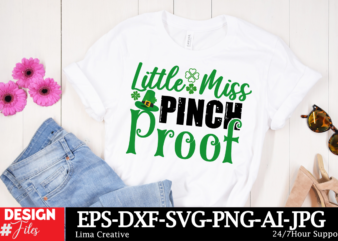 Little Miss Pinch Proof T-shirt Design, Lucky and Blessed SVG, Lucky SVG, St. Patrick’s Day SVG, Irish svg, St Patrick’s Day Quotes, Clover
