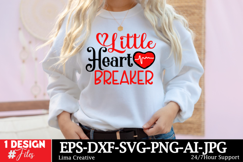 Little Heart Breaker T-shirt Design