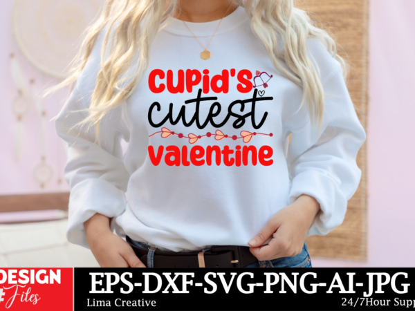Cupids cutest valentine t-shirt design