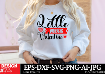 Little Miss Valentine T-shirt DEsign
