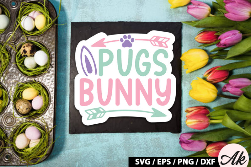 Stickers Easter Dog SVG Bundle