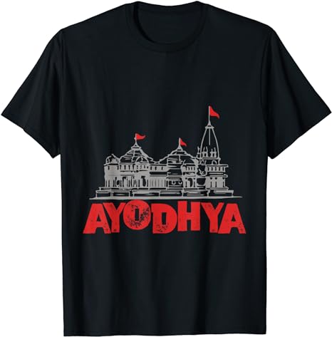 Ram Mandir Ayodhya tshirt T-Shirt