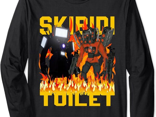 Skibidi toilet, camera man, tv man t-shirt design Skibidi toilet, camera man, tv man t-shirt design