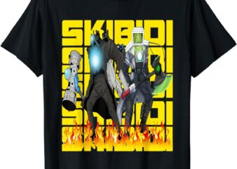 Skibidi toilet, tv man t-shirt design