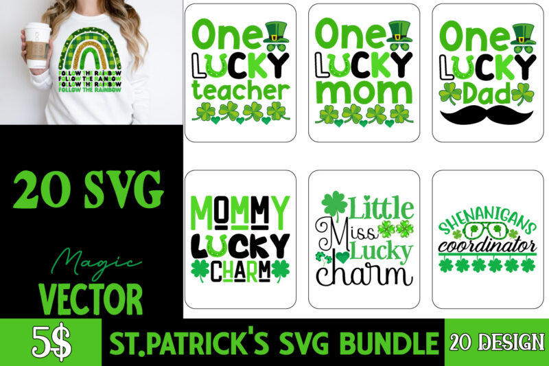 St.Patrick’s SVG Bundle,St.Patrick’s
