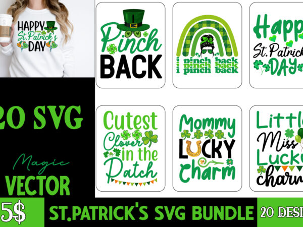 St.patrick’s svg bundle,st.patrick’s t shirt template vector
