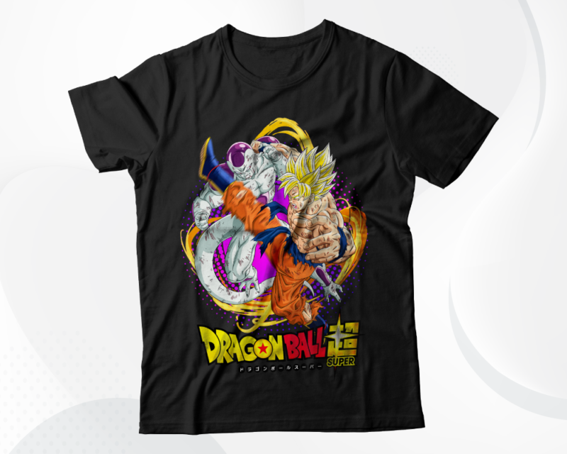 Anime T-Shirt Designs Bundle | Anime Streetwear | Streetwear Designs Bundle | Super Hero Designs | PNG 300 DPI High Resolution