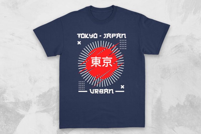 Japanese Urban Graphic T shirt Designs Bundle, Japan Graphic T shirt Designs for Sale