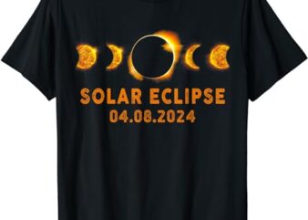 Total Solar Eclipse April 8 2024, Boy Girl T-Shirt