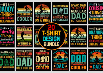 Trendy T-Shirt Design Bundle