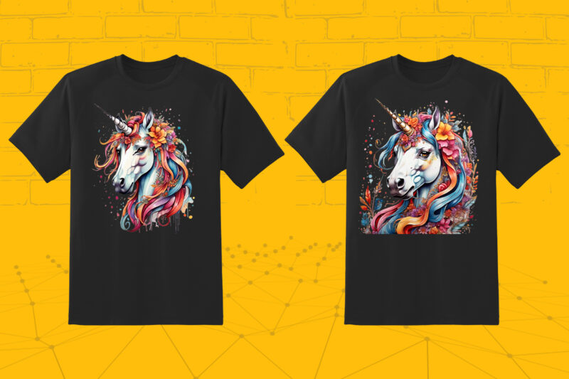 Passion 35 Pet Unicorn in pocket Clipart for Trendy T-Shirt Designs