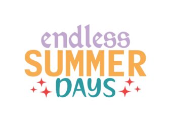 Endless Summer Days vector clipart