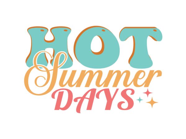 Hot summer days graphic t shirt