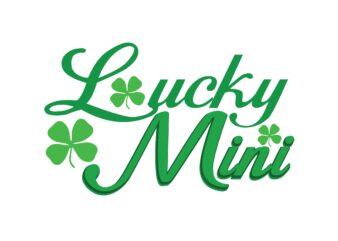Lucky Mini t shirt vector graphic