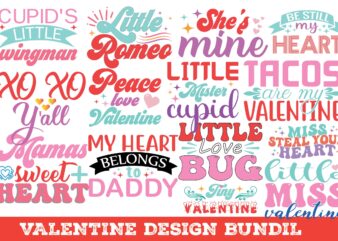 valentine Bundle t shirt vector art