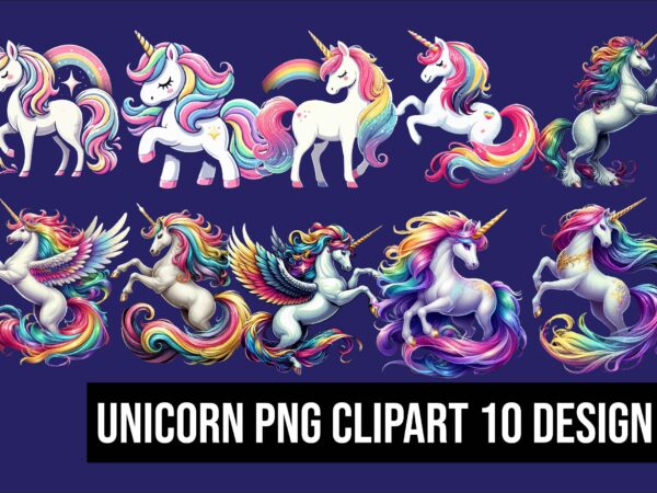 Unicorn png clipart t shirt vector graphic