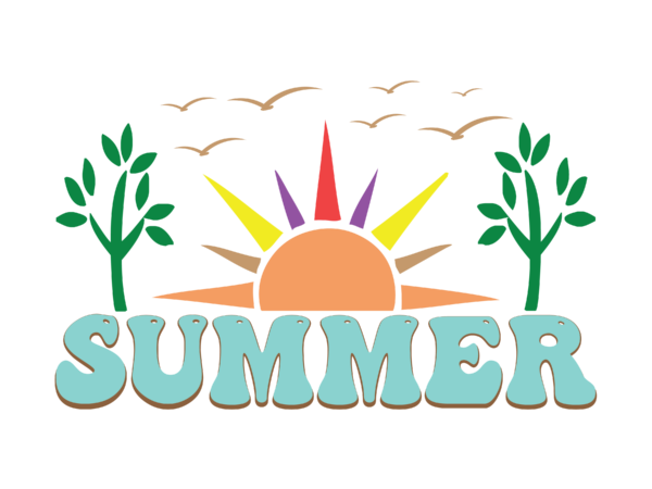 Summer t shirt template vector