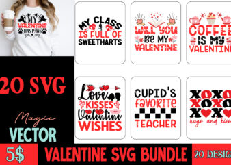 Valentine’s Day SVG Bundle,Valentine Bundle