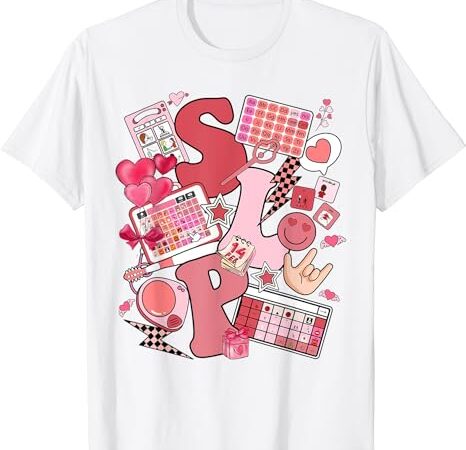 Valentines day speech therapy therapist slpa slp valentine t-shirt