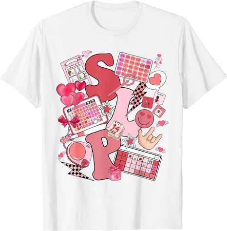 Valentines Day Speech Therapy Therapist Slpa Slp Valentine T-Shirt